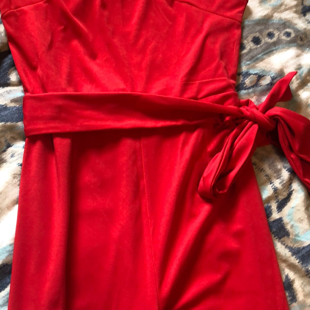 Red jumpsuit - Picture 4 of 4
